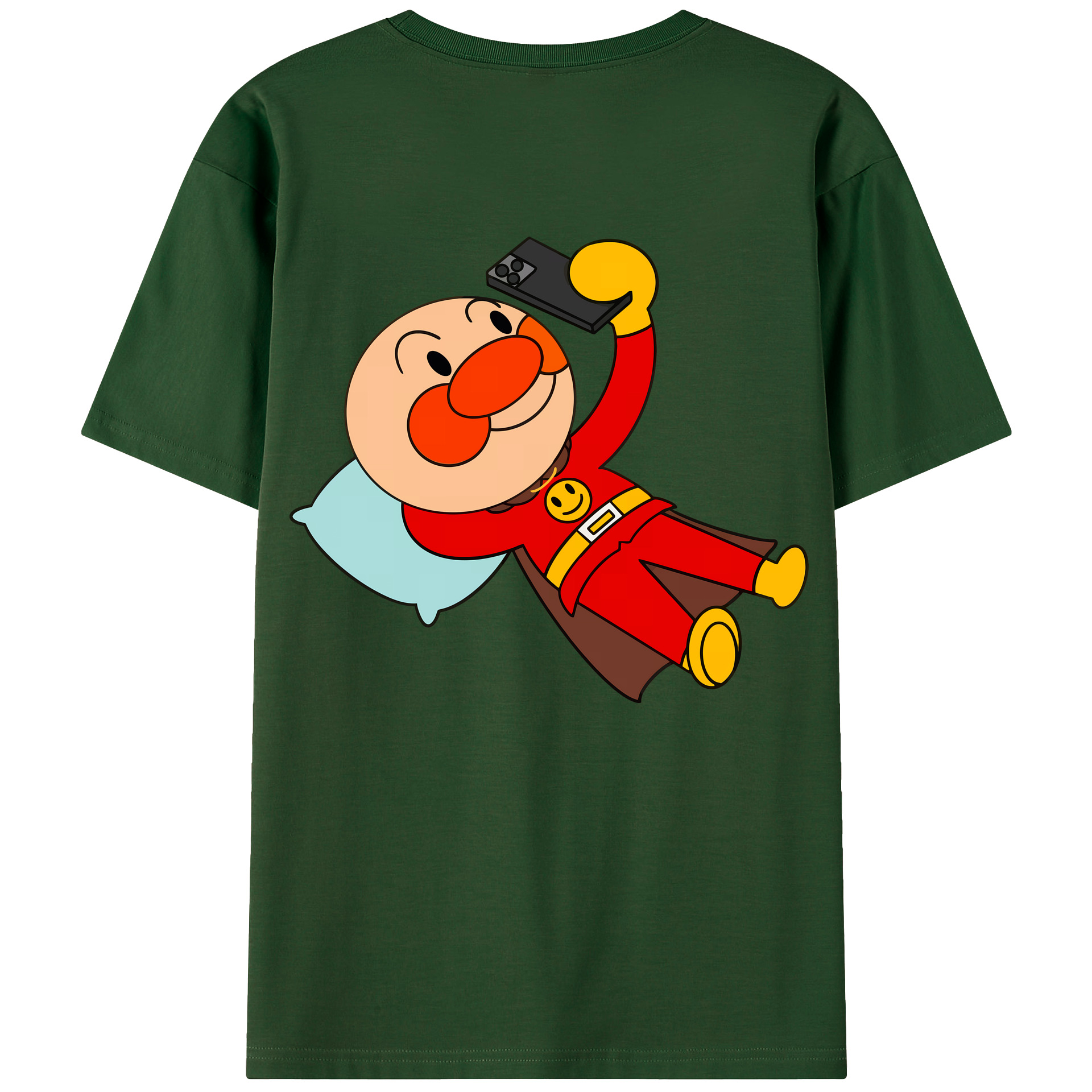 （画像用） アンパンマン Anpanman 綿100％半袖Tシャツ（背面プリント）